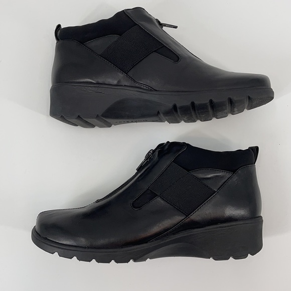 Easy Spirit Whelan Leather Ankle Boot Black Sz 5 - Picture 6 of 8